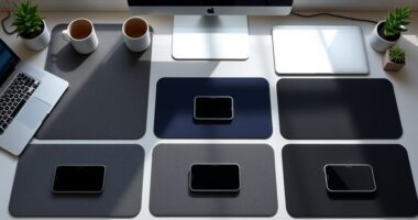 smart desk mats with wireless charging
