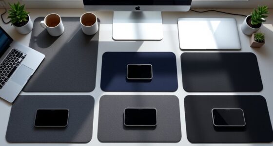 smart desk mats with wireless charging