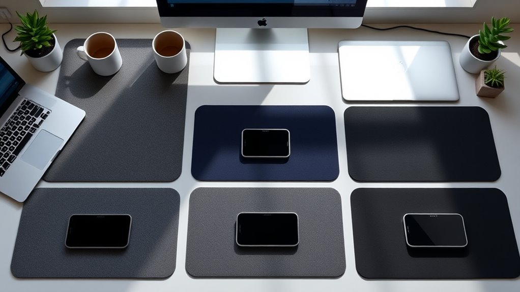 smart desk mats with wireless charging