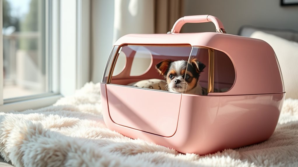 stylish and comfortable pet carriers