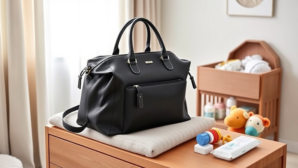 stylish functional diaper bags