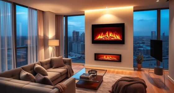 top ventless electric fireplaces
