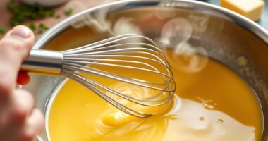unclogging and repairing butter sauces