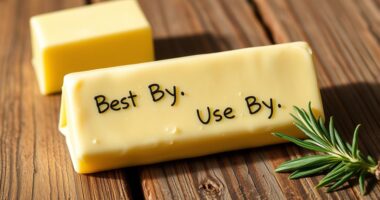 understanding expiry labels on butter