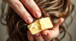 use butter to remove gum