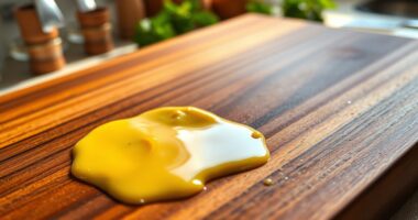 using butter to prevent stains