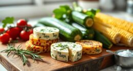 vegetable enhancing compound butters