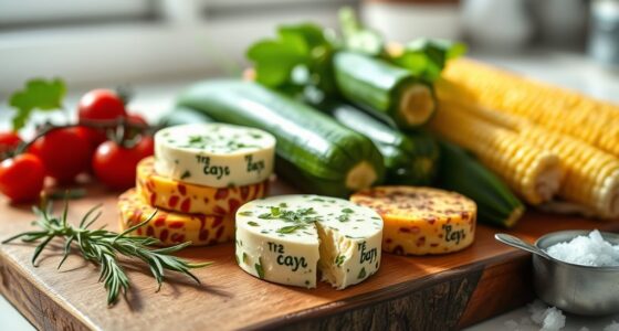 vegetable enhancing compound butters