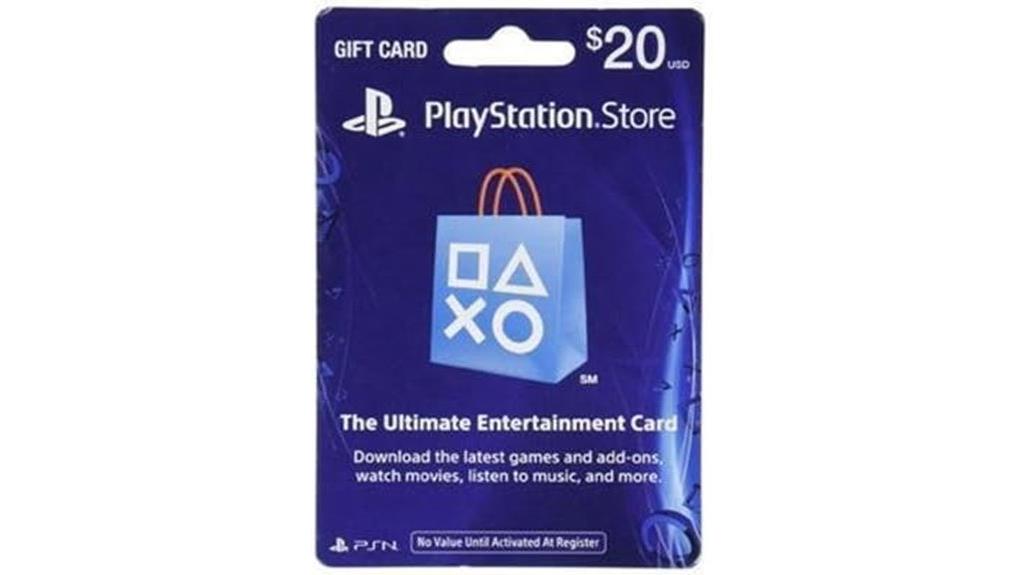20 dollar psn card