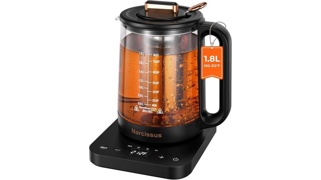 black 1 8l electric kettle