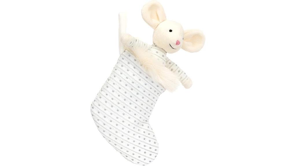 shimmering mouse stocking plush
