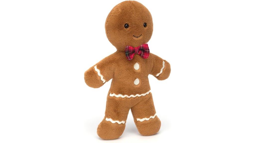 soft gingerbread man toy