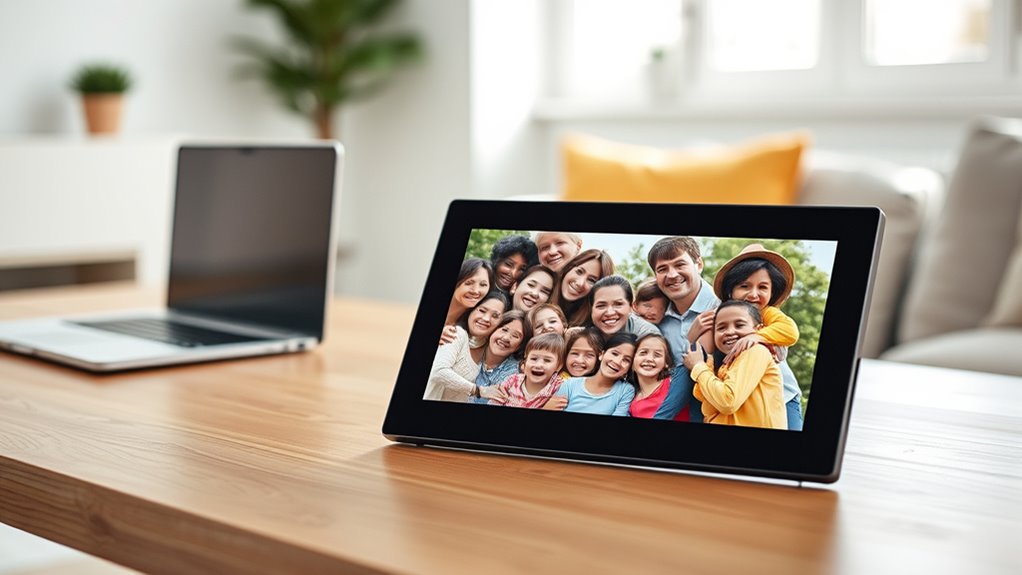 top email enabled digital frames