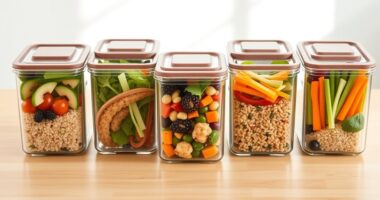 top glass meal storage