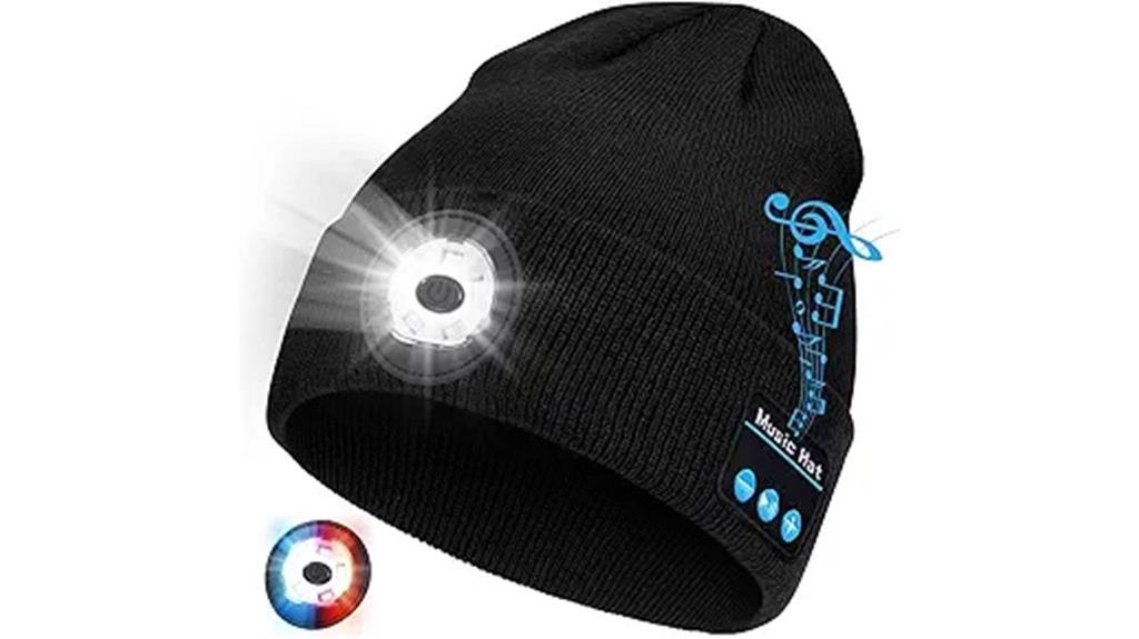 wireless led music beanie