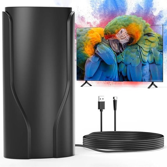 Indoor/Outdoor TV Antenna with 4K/8K Support