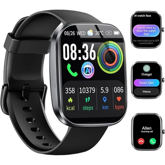AI Smart Watch with ChatGPT and Fitness Tracking