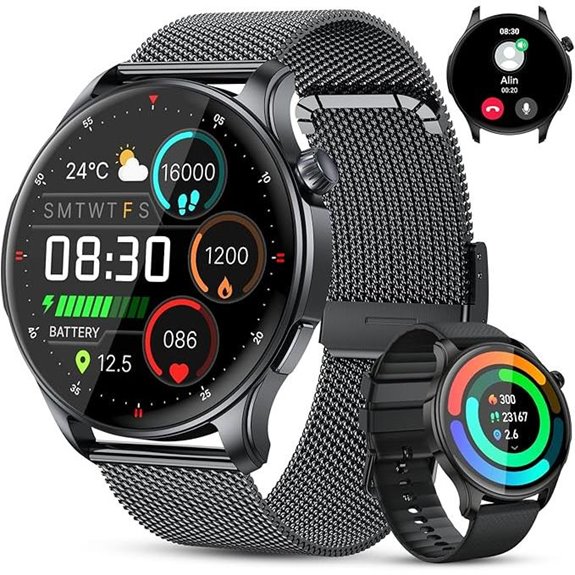 Smartwatch for Men Women Fitness with Heart Rate Monitoring