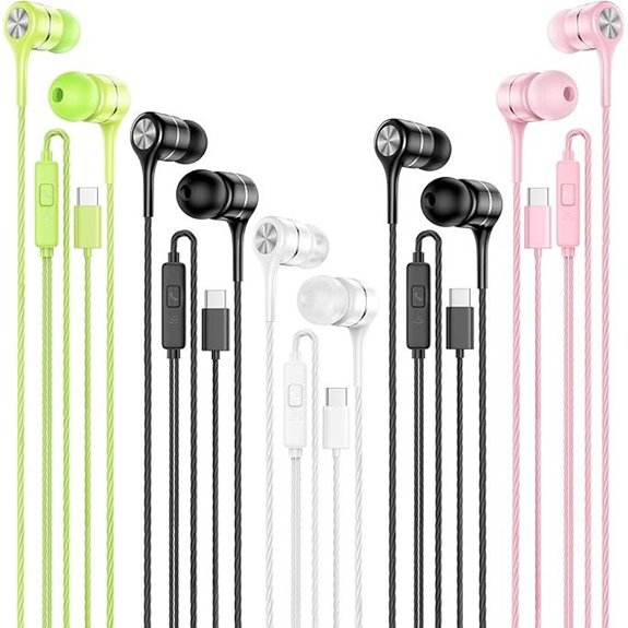 USB-C Earbuds with Microphone (5 Pack)