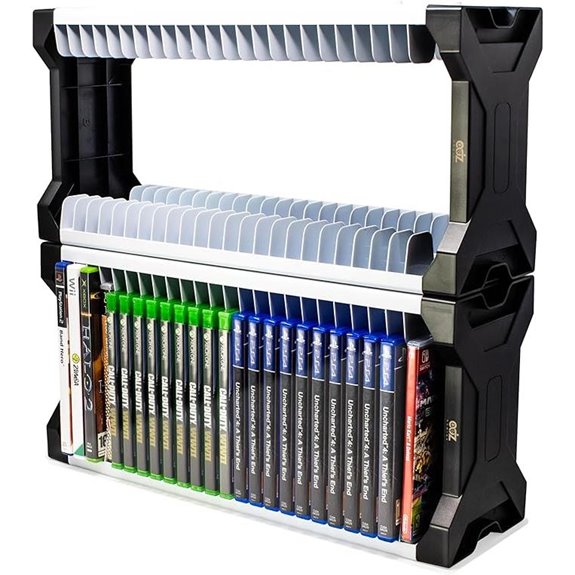 ADZ Universal Game Storage Tower with Controller Mounts