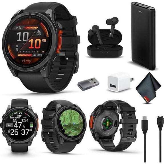 Garmin Fenix 8 47MM AMOLED Multisport GPS Watch