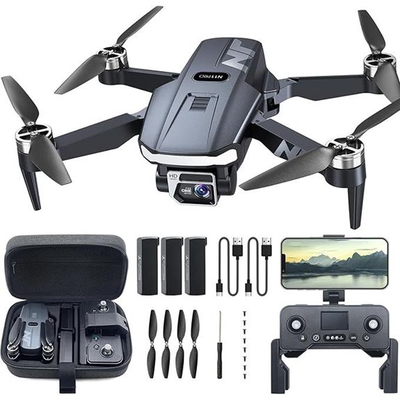 4K GPS Drone with Camera Auto Tracking 90 Min Flight