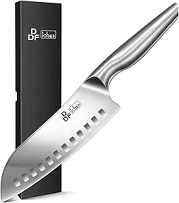 DDF Kitchen Knife 7-Inch Japanese Santoku Chef's Knife
