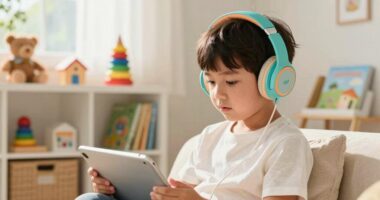 kid safe volume headphones