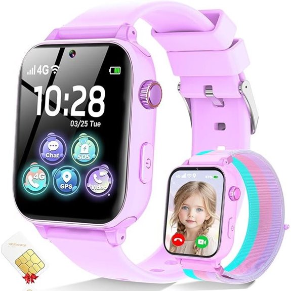 Kids 4G Smart Watch with GPS Calling & SOS