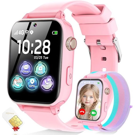 Kids GPS Smartwatch with Calling & SOS Function