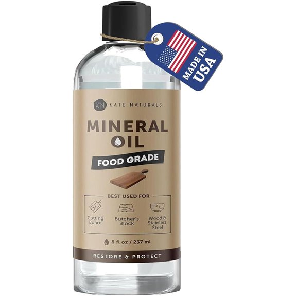 Kate Naturals Food Grade Mineral Oil for Woodwork