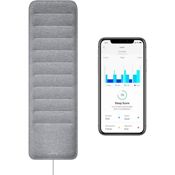 Withings Sleep Tracking Pad with Sleep Cycle Analysis