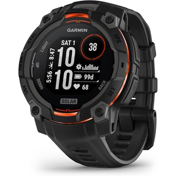 Garmin Instinct 3 Solar Rugged GPS Smartwatch
