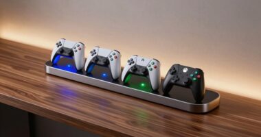 top console charger stations