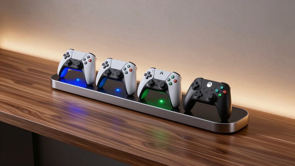 top console charger stations