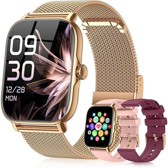 Smart Fitness Watch for Android & iPhone Waterproof