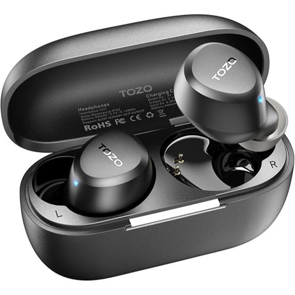 TOZO A1 Wireless Earbuds with Charging Case