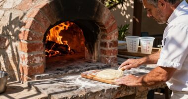 adjust dough hydration outdoors