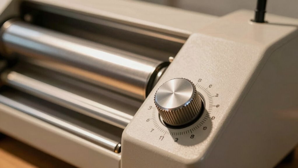 adjust thickness for dough