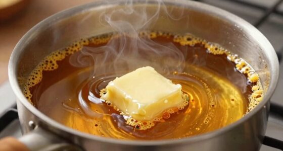 avoid burning milk solids