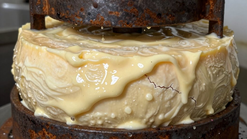 avoid excessive cheese pressing