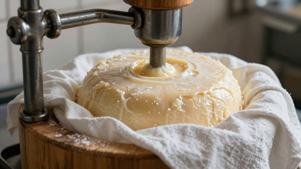 avoid excessive cheese pressing