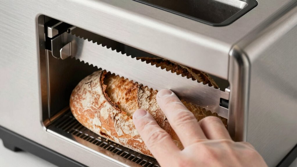 avoid rushing bread slicer