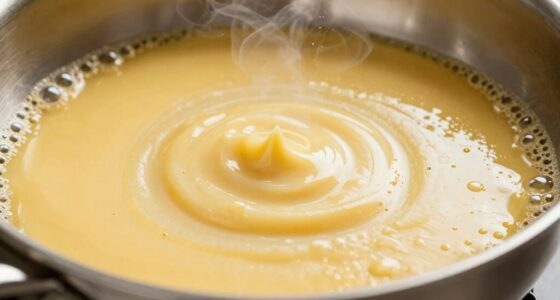 butter sauce temperature limit