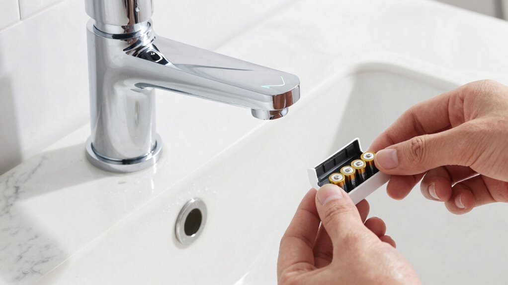 check batteries and replace