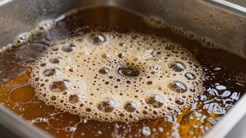 check oil color smell bubbling