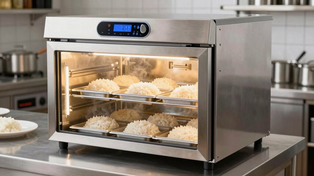 choosing rice holding cabinets