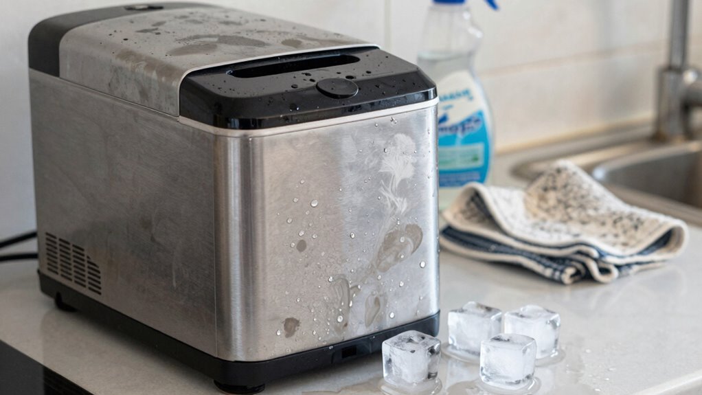 clean ice maker regularly