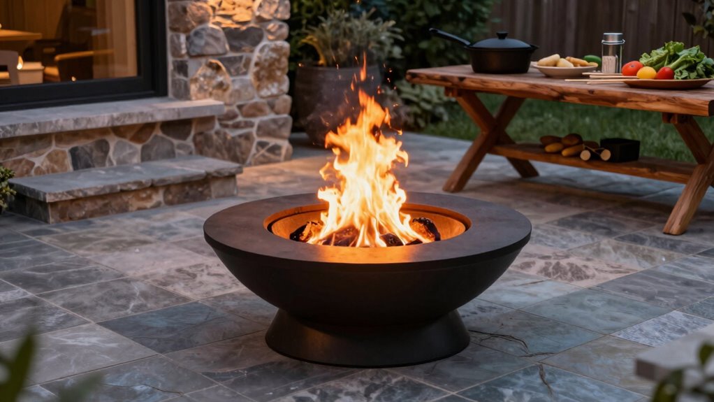 cooking fire pit considerations