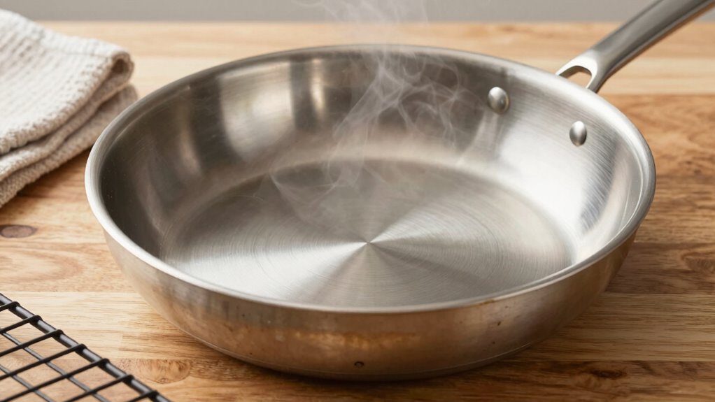 cool pans safely properly